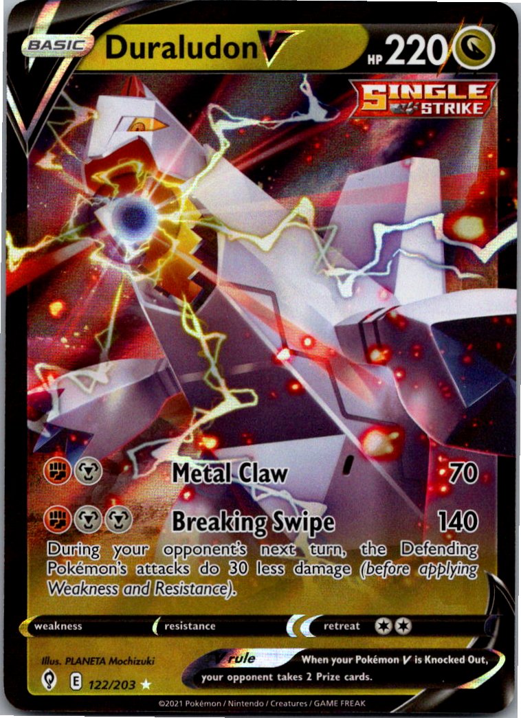 Duraludon V 122/203 Drachenwandel – Vorderseite