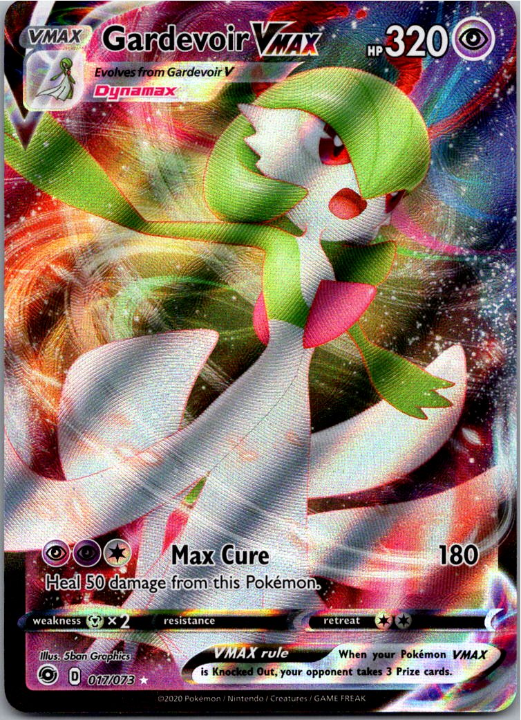 Gardevoir VMAX Guardevoir VMAX 017/073 Weg des Champs – Vorderseite