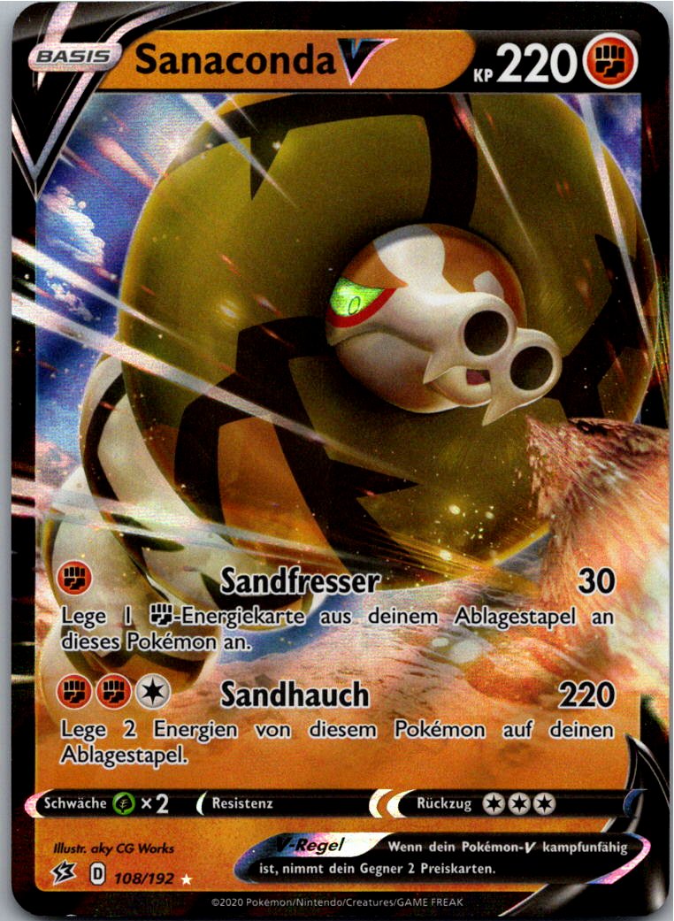 Sanaconda V 108/192 Clash der Rebellen – Vorderseite
