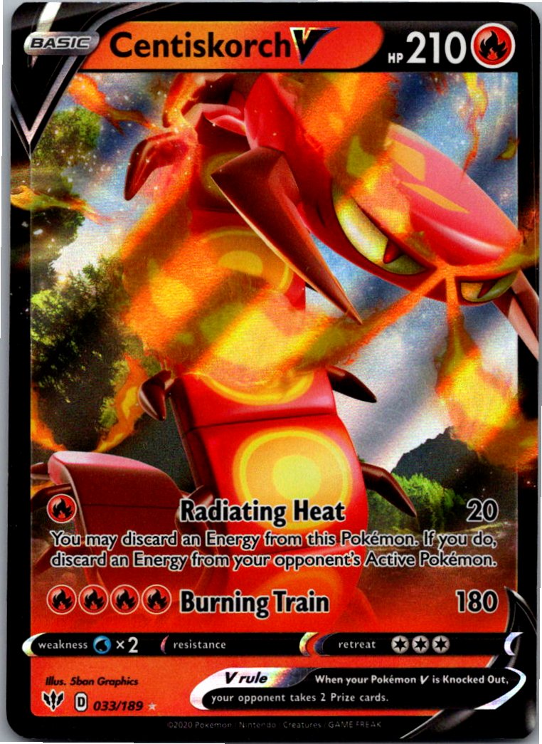 Centiskorch V Infernopod V 033/189 Flammende Finsternis – Vorderseite