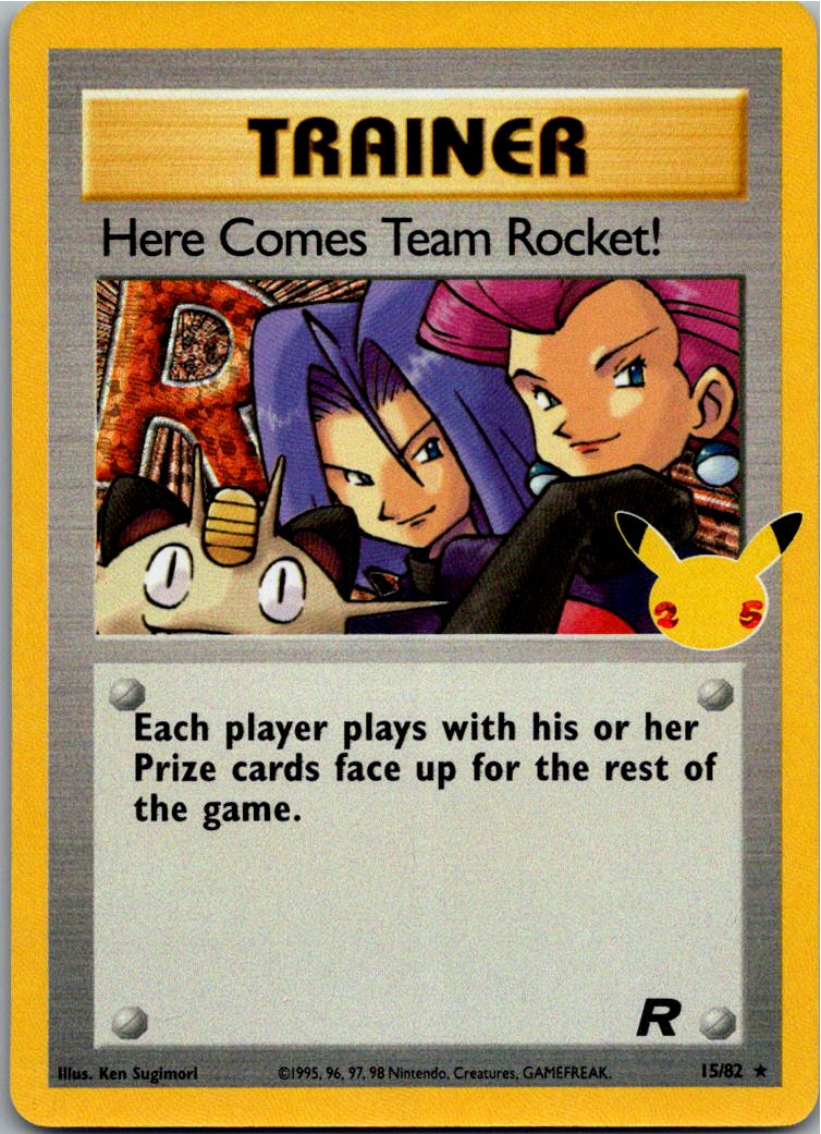 Here Comes Team Rocket! 15/82 Team Rocket – Vorderseite