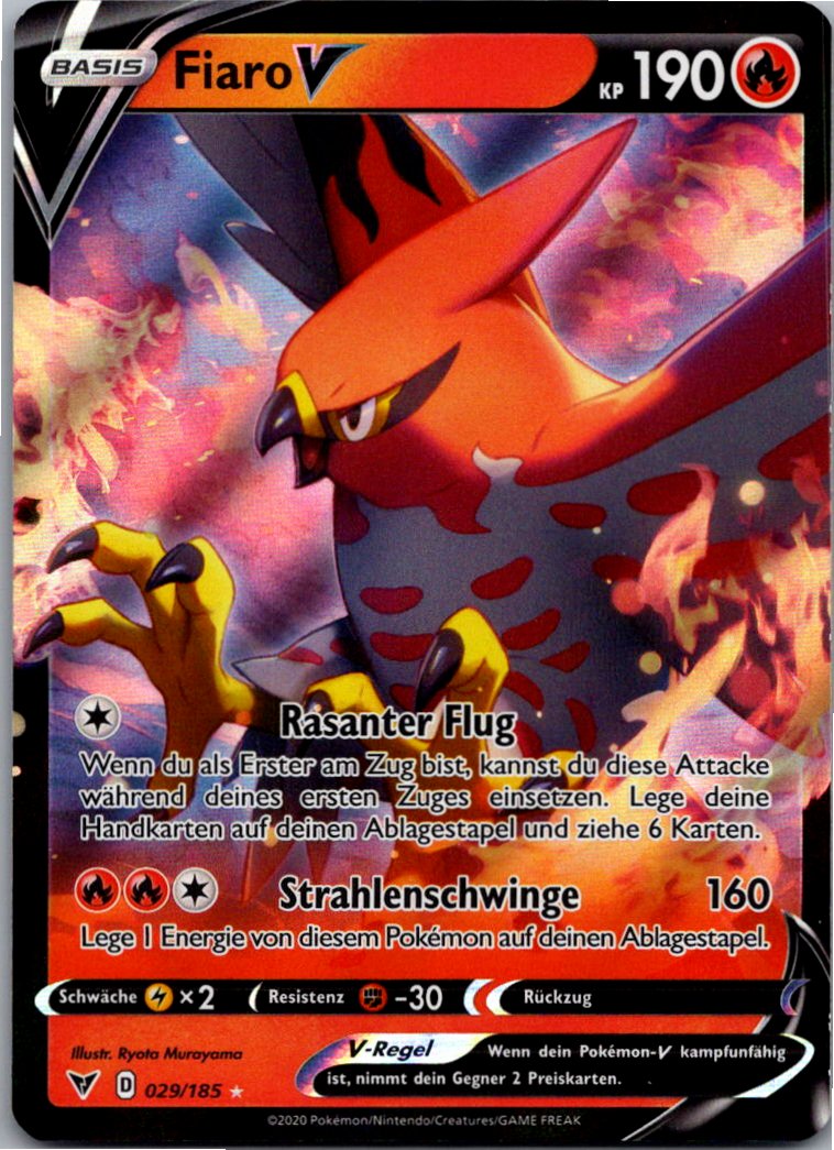 Fiaro V 029/185 Farbenschock – Vorderseite