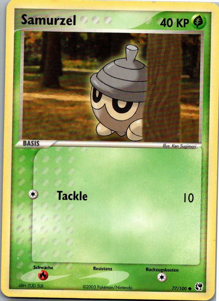 Samurzel 77/100 EX Sandsturm – Vorderseite