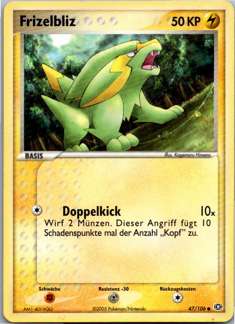 Frizelbliz 47/106 EX Smaragd – Vorderseite