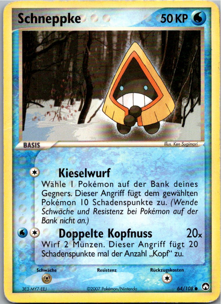 Schneppke 64/108 EX Power Keepers – Vorderseite