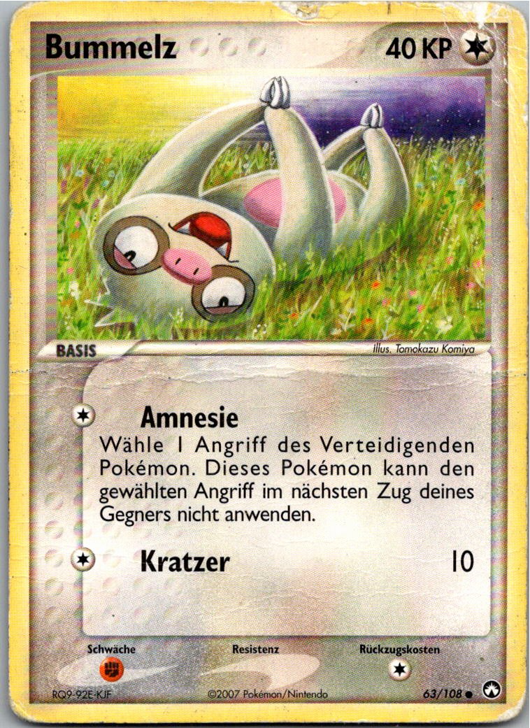 Bummelz 63/108 EX Power Keepers – Vorderseite