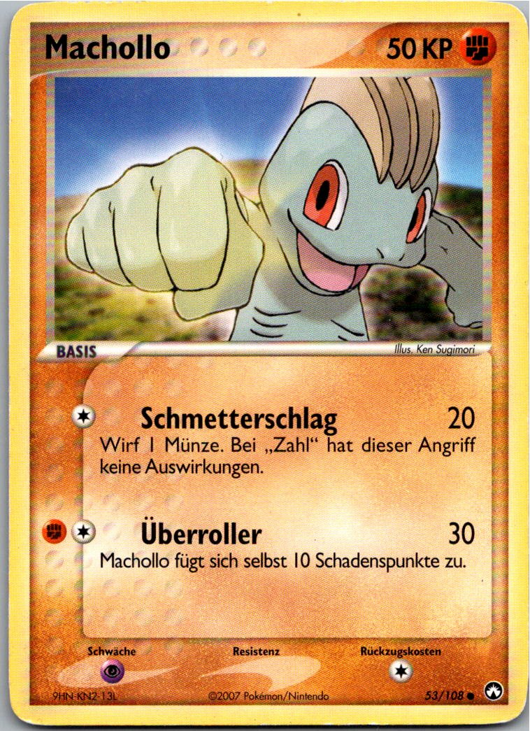 Machollo 53/108 EX Power Keepers – Vorderseite