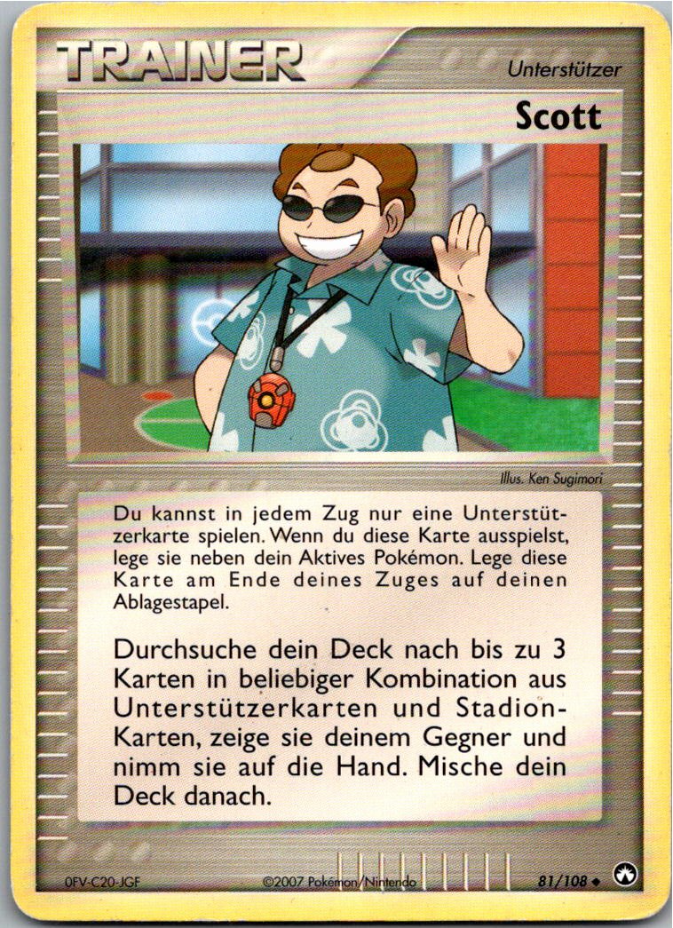 Scott 81/108 EX Power Keepers – Vorderseite