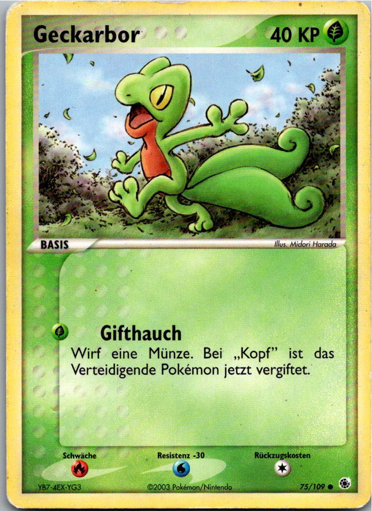 Geckarbor 75/109 EX Rubin & Saphir – Vorderseite