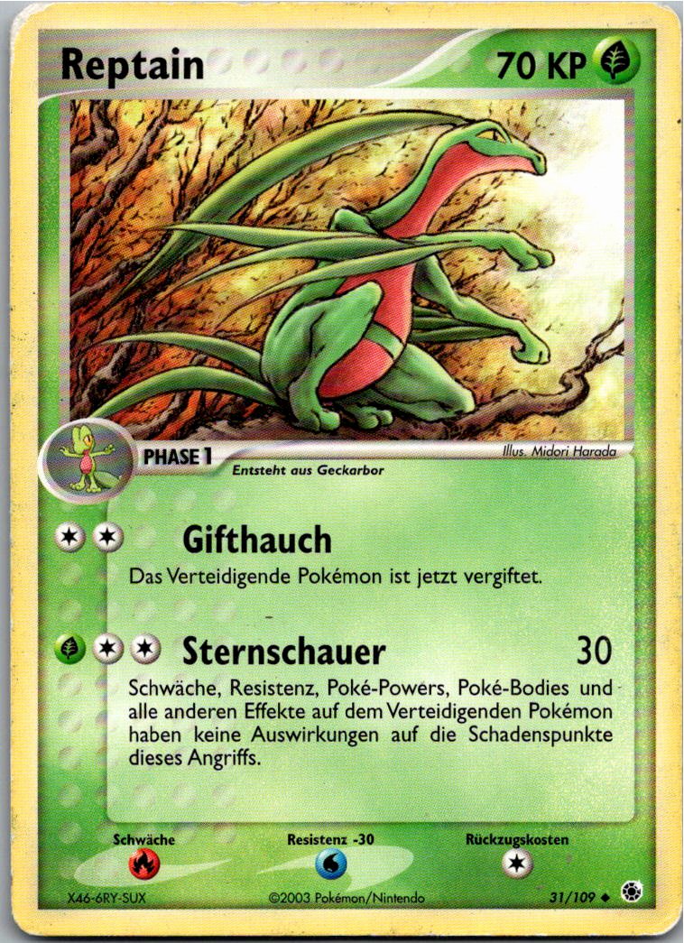 Reptain 31/109 EX Rubin & Saphir – Vorderseite