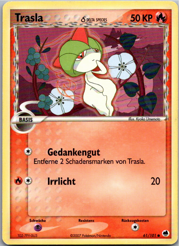 Trasla 61/101 EX Dragon Frontiers – Vorderseite