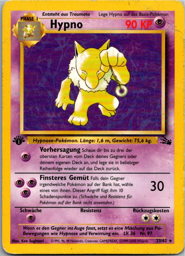 Hypno 23/62 Fossil – Vorderseite