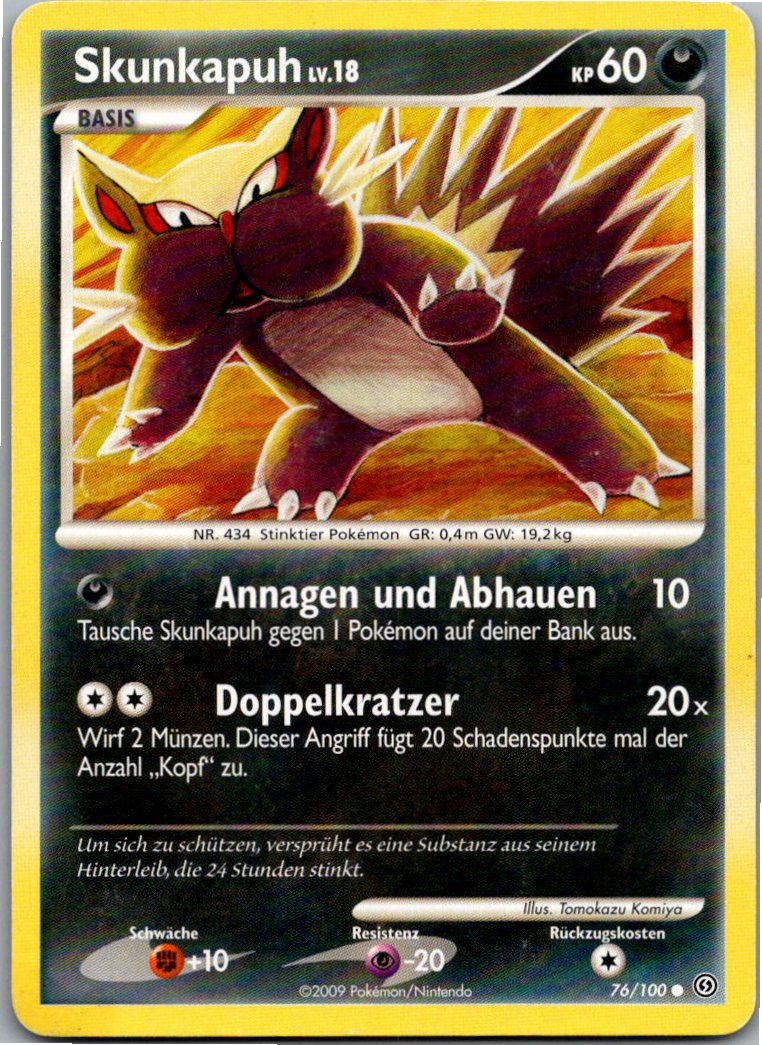 Skunkapuh 76/100 Sturmtief – Vorderseite
