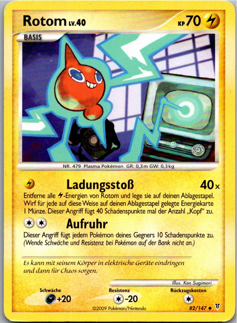 Rotom 82/147 Ultimative Sieger – Vorderseite