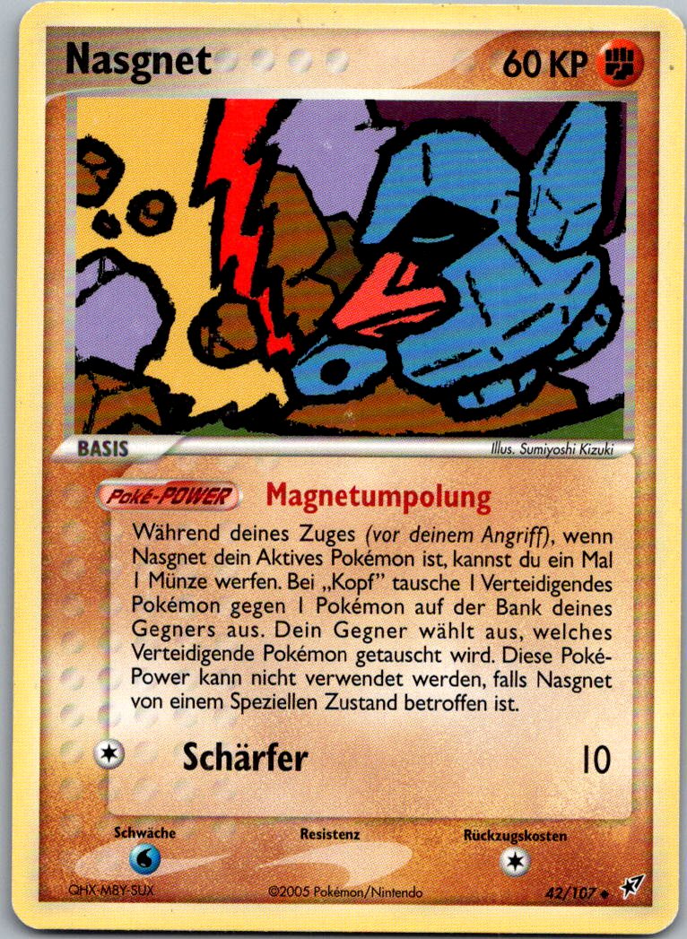 Nasgnet 42/107 EX Deoxys – Vorderseite