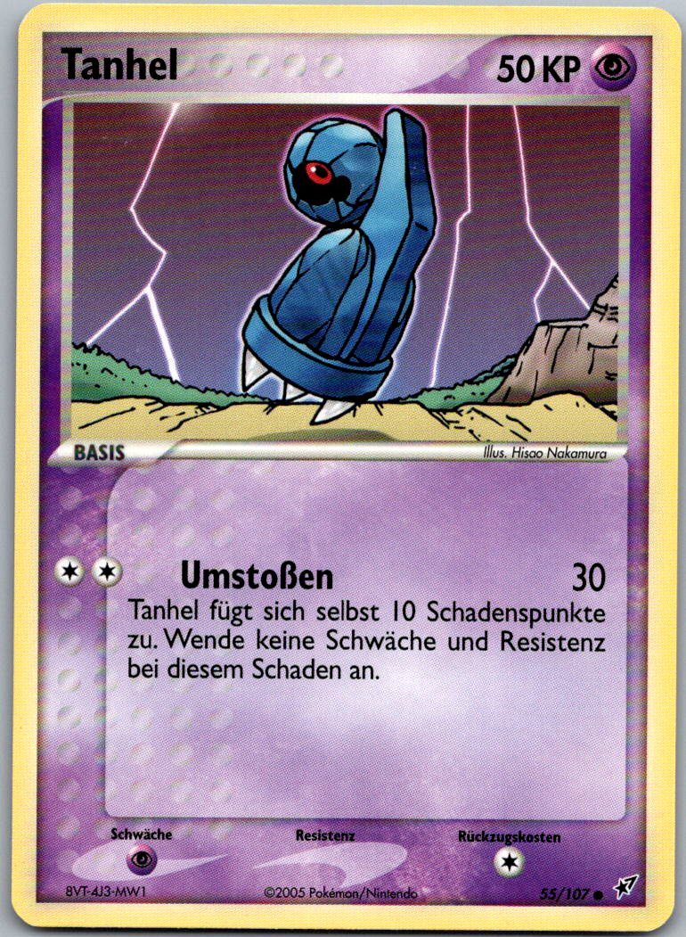 Tanhel 55/107 EX Deoxys – Vorderseite