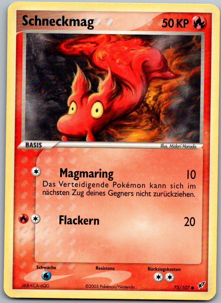 Schneckmag 75/107 EX Deoxys – Vorderseite