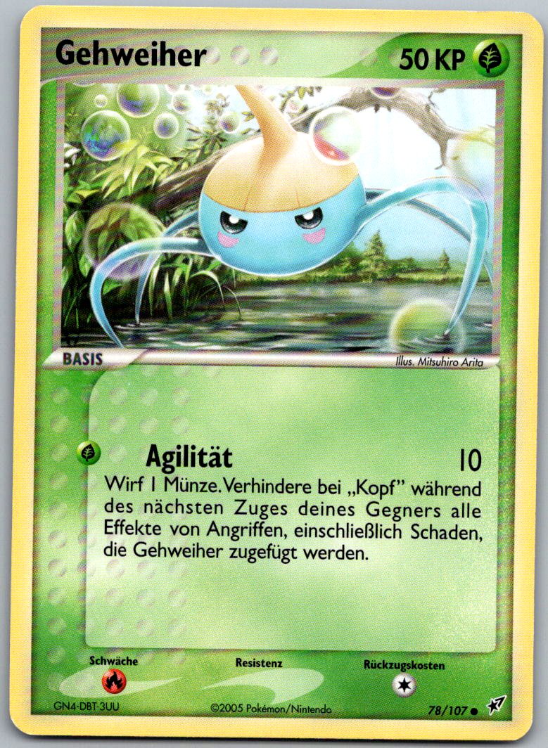 Gehweiher 78/107 EX Deoxys – Vorderseite