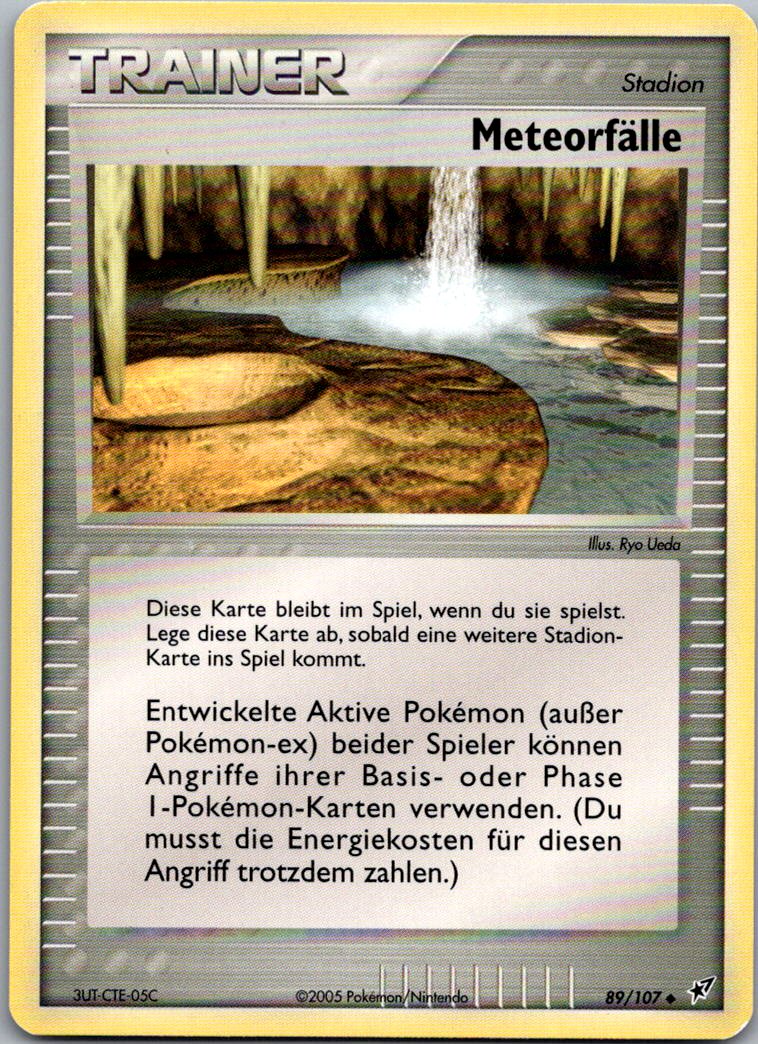 Meteorfälle 89/107 EX Deoxys – Vorderseite