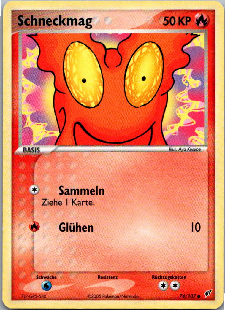 Schneckmag 74/107 EX Deoxys – Vorderseite