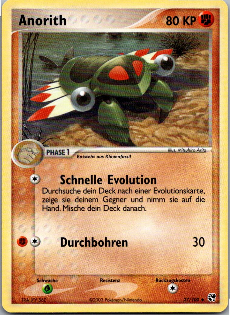 Anorith 27/100 EX Sandsturm – Vorderseite