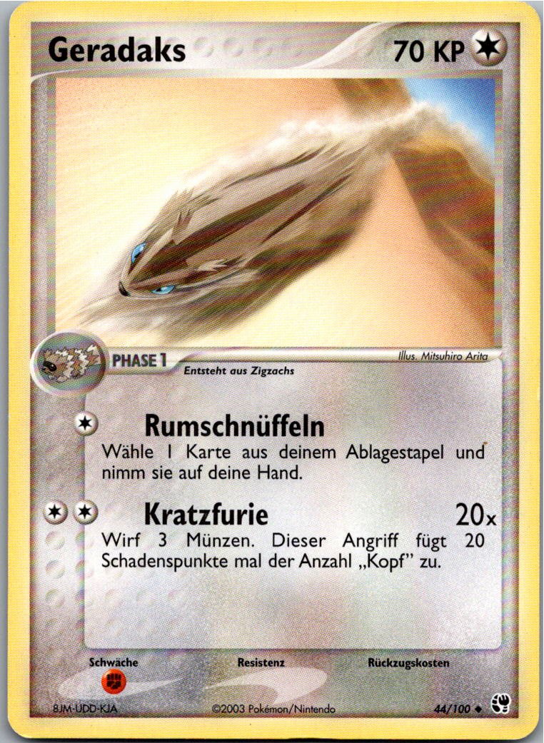 Geradaks 44/100 EX Sandsturm – Vorderseite