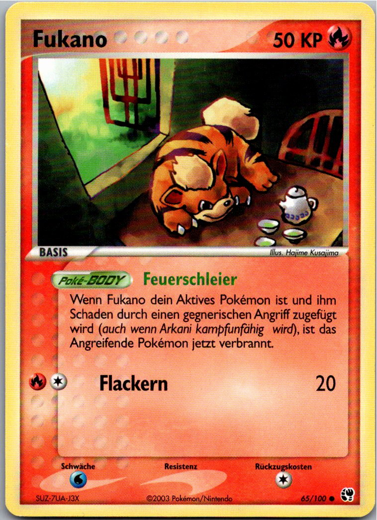 Fukano 65/100 EX Sandsturm – Vorderseite