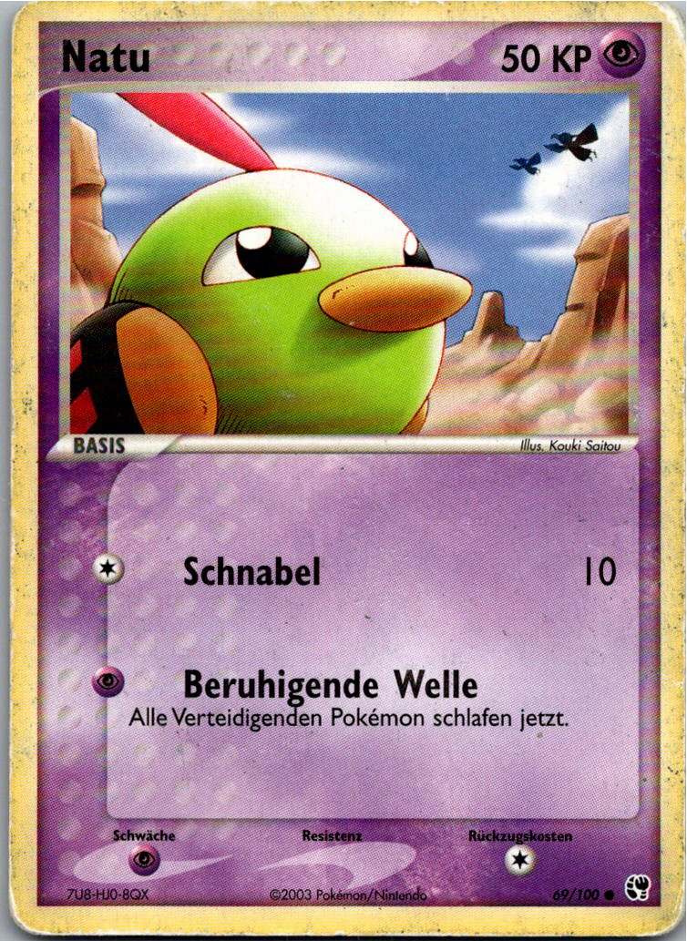 Natu 69/100 EX Sandsturm – Vorderseite