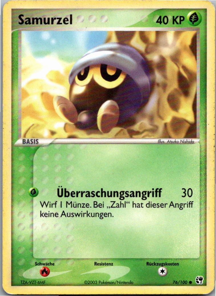 Samurzel 76/100 EX Sandsturm – Vorderseite