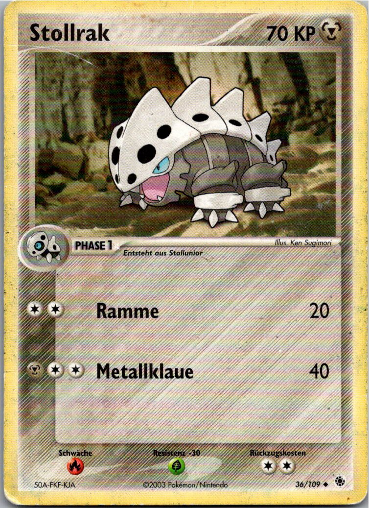 Stollrak 36/109 EX Rubin & Saphir – Vorderseite
