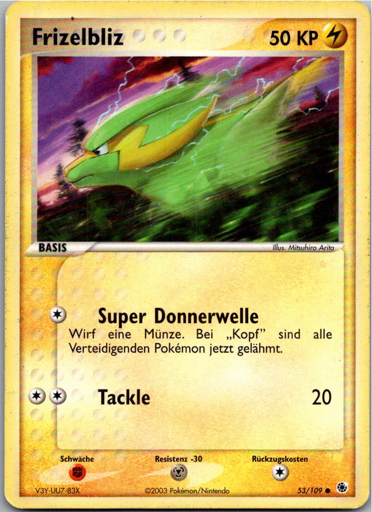 Frizelbliz 53/109 EX Rubin & Saphir – Vorderseite