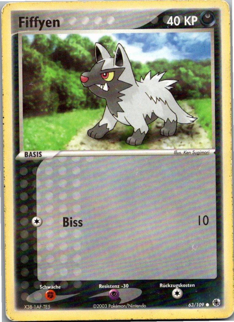 Fiffyen 63/109 EX Rubin & Saphir – Vorderseite