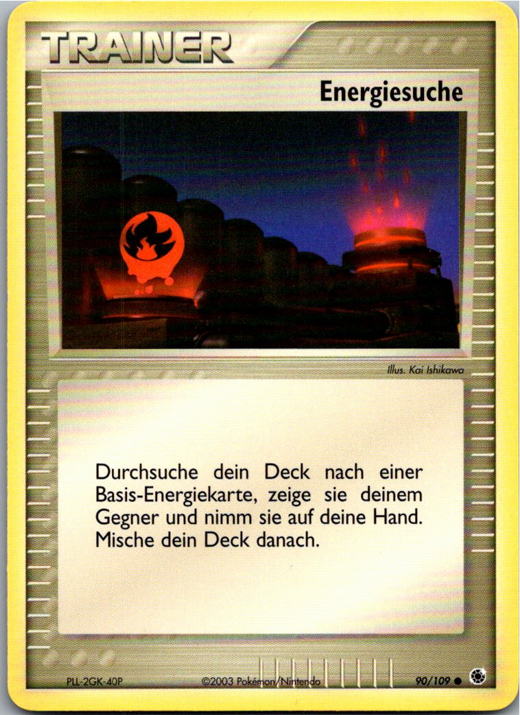 Energiesuche 90/109 EX Rubin & Saphir – Vorderseite