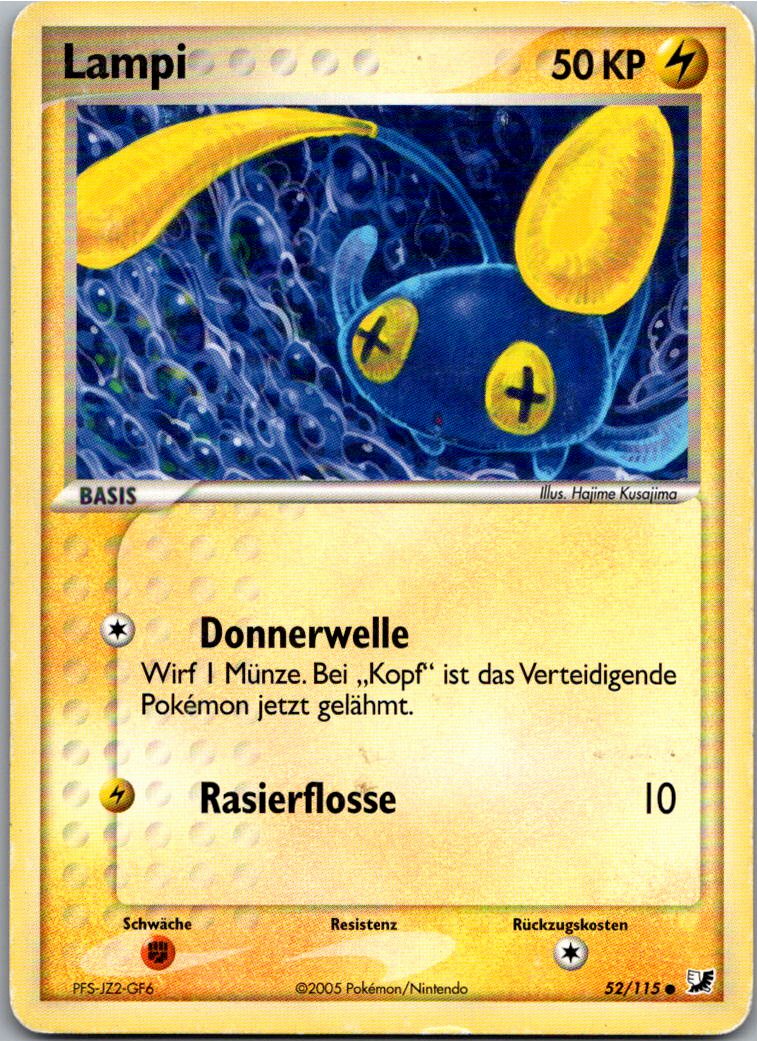 Lampi 52/115 EX Verborgene Mächte – Vorderseite
