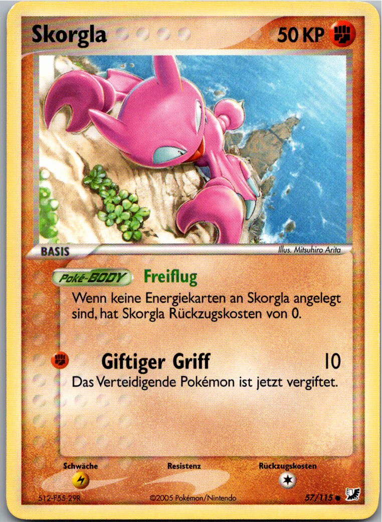Skorgla 57/115 EX Verborgene Mächte – Vorderseite