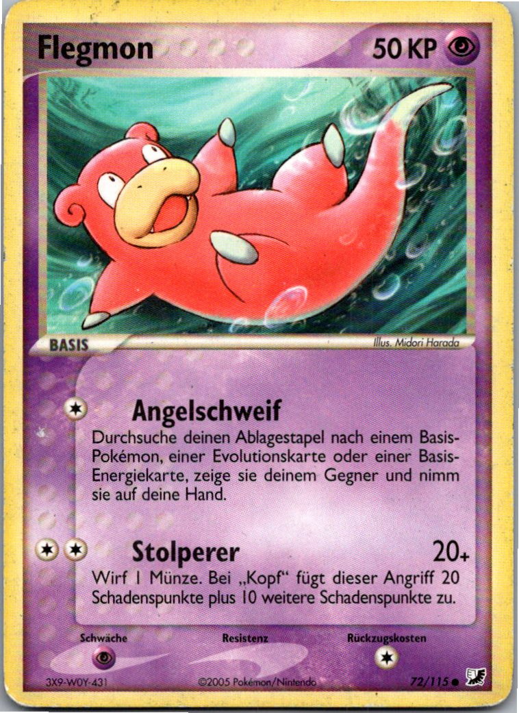 Flegmon 72/115 EX Verborgene Mächte – Vorderseite