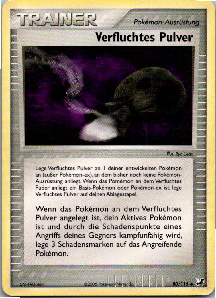 Verfluchtes Pulver 80/115 EX Verborgene Mächte – Vorderseite