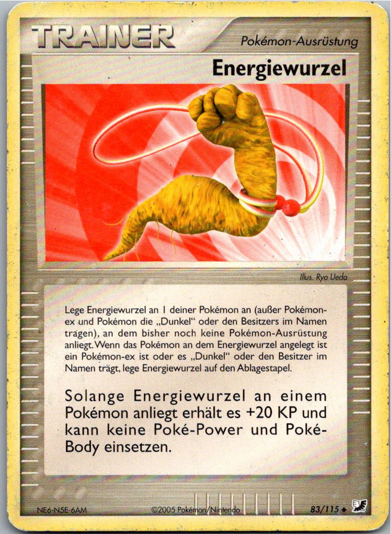 Energiewurzel 83/115 EX Verborgene Mächte – Vorderseite