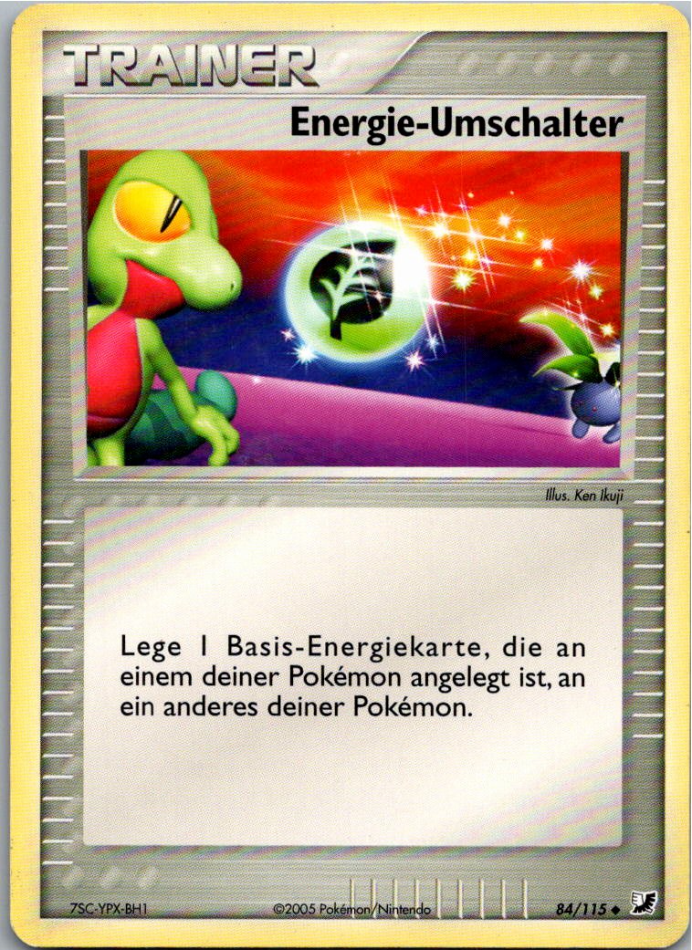 Energie-Umschalter 84/115 EX Verborgene Mächte – Vorderseite