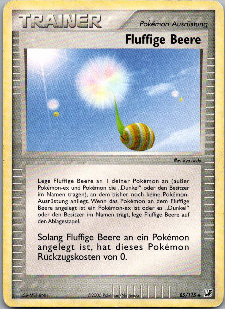 Fluffige Beere 85/115 EX Verborgene Mächte – Vorderseite