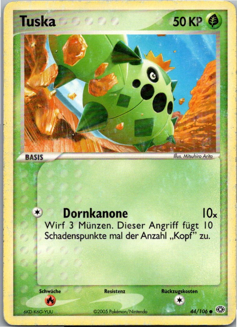 Tuska 44/106 EX Smaragd – Vorderseite