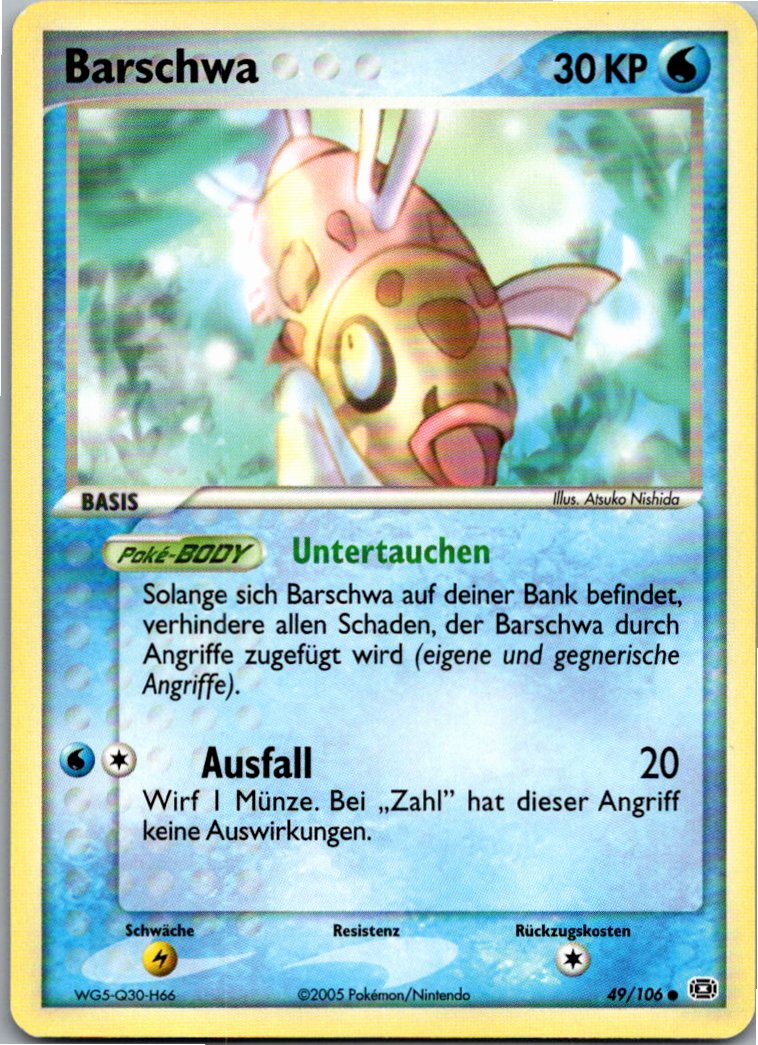 Barschwa 49/106 EX Smaragd – Vorderseite