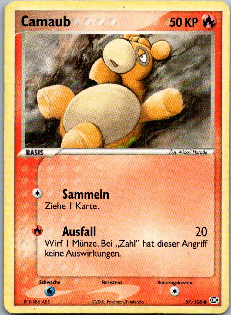Camaub 57/106 EX Smaragd – Vorderseite