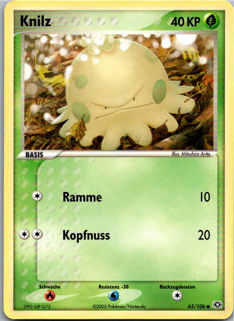 Knilz 63/106 EX Smaragd – Vorderseite