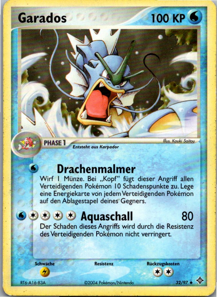 Garados 32/97 EX Drache – Vorderseite