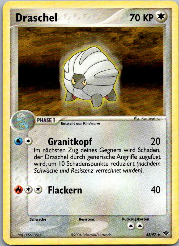 Draschel 42/97 EX Drache – Vorderseite