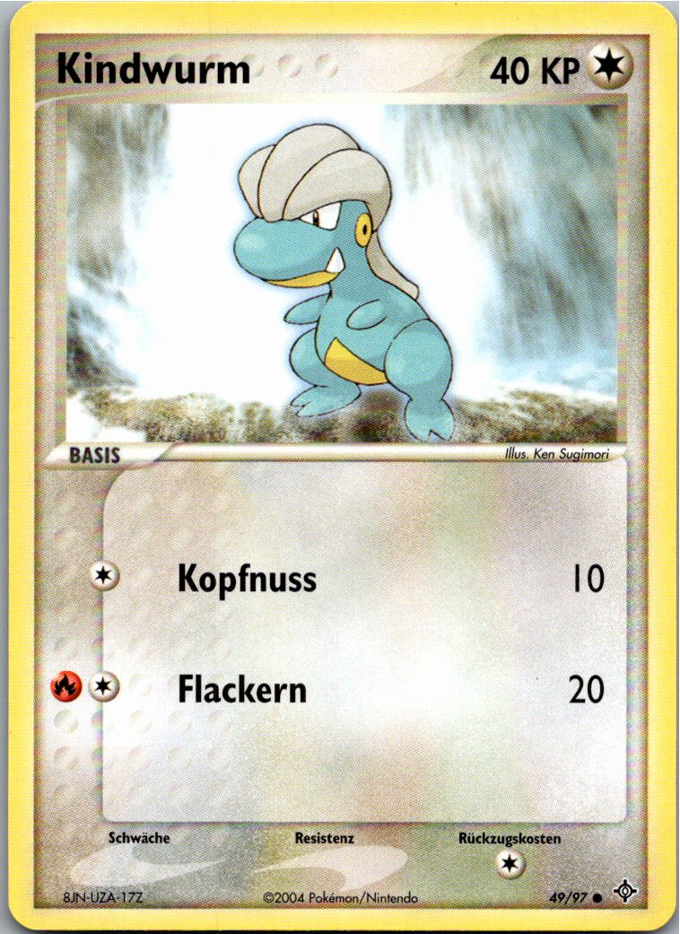 Kindwurm 49/97 EX Drache – Vorderseite