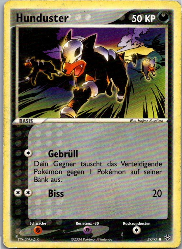 Hunduster 59/97 EX Drache – Vorderseite