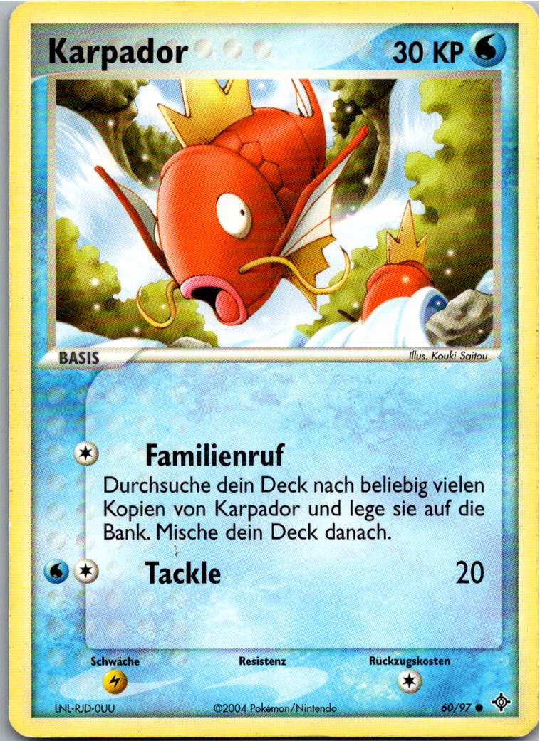 Karpador 60/97 EX Drache – Vorderseite