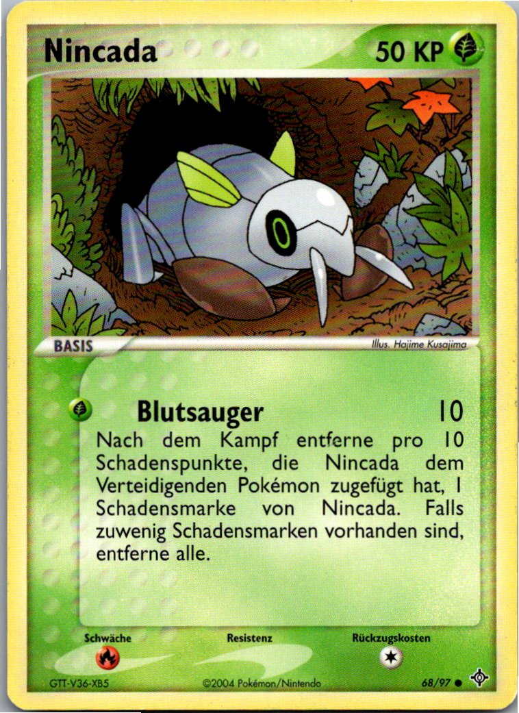 Nincada 68/97 EX Drache – Vorderseite
